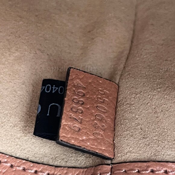 Authentic Gucci Ophidia GG Mini Bucket Bag Pink Canvas Crossbody - Brand New - Picture 11 of 16